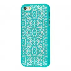 Чехол для iPhone 5 soft touch Luoya бирюзовый