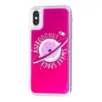 Чехол для iPhone X / Xs "Neon песок" AstroDonut
