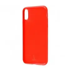 Чехол для iPhone X Baseus Simple (TPU) красный