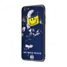 Чехол для iPhone 7/8 White Knight Pictures Glass We Need Peace
