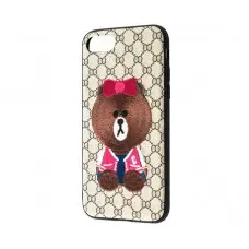Чехол для iPhone 7/8 Embroider мишка