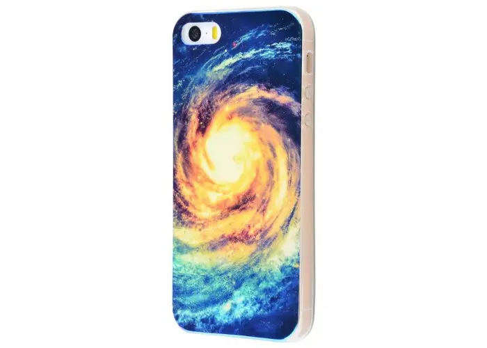 Чехол для iPhone 5/5s/SE перламутр galaxy