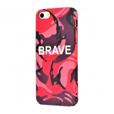 Чехол для iPhone 5/5s/SE Ibasi & Coer Brave красный