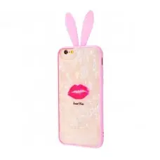 Чехол для iPhone 7 / 8 blood of jelly rabbit ears "Sweet Kiss"