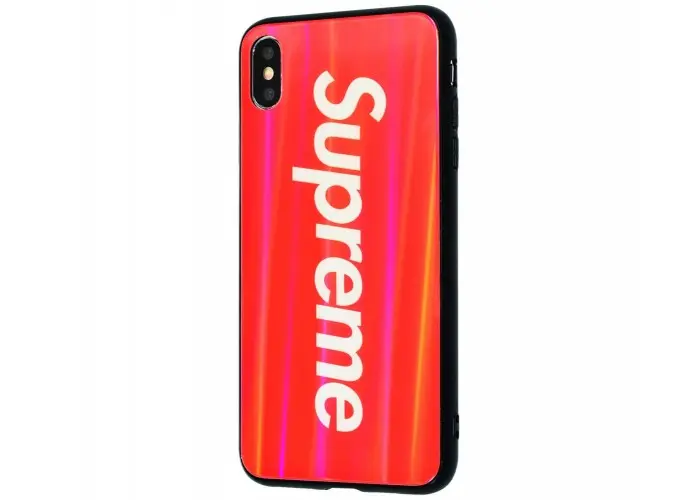 Чехол для iPhone X / XS Benzo "Supreme" красный