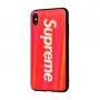 Чехол для iPhone X / XS Benzo "Supreme" красный