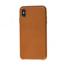 Чехол Leather Classic "Brown" для iPhone Xs Max