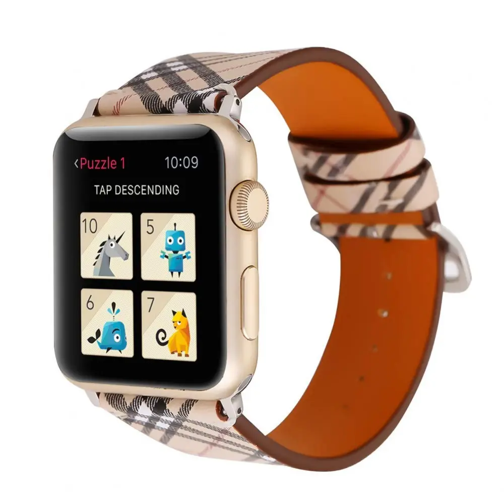 Burberry apple watch band 44mm shop