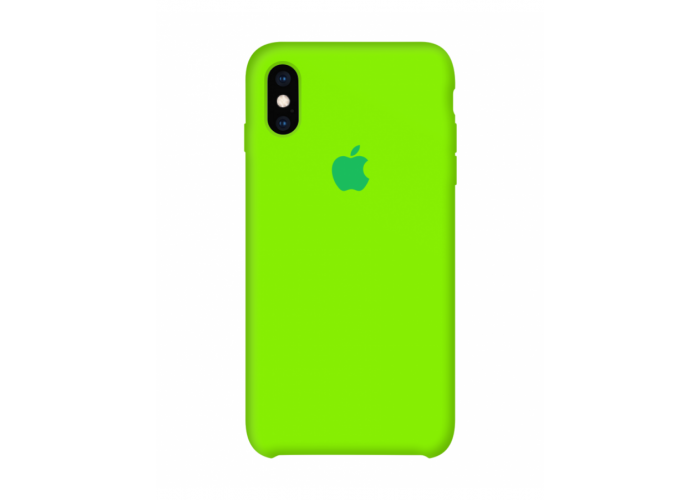 Силиконовый чехол Apple Silicone Case Juicy Green для iPhone Xs Max