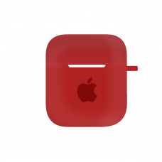 Чехол для Airpods 1|2 (яблоко) Red