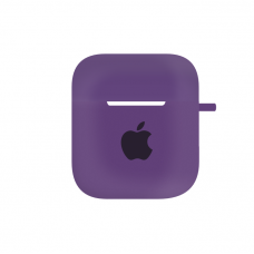 Чехол для Airpods 1|2 (яблоко) Purple