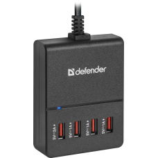 Сетевой адаптер Defender UPA-40 4 порта USB, 5V / 5A