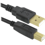 USB кабель Defender USB04-06PRO USB2.0 AM-BM, 1.8м