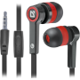 Гарнитура для смартфонов Defender Pulse 420 черный + красный, вставки