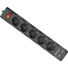 Сетевой фильтр, USB 2.1A, зарядное устройство