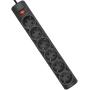 Сетевой фильтр Defender DFS 155 5 м, черный, 6 розеток