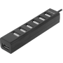 Универсальный USB разветвитель Defender Quadro Swift USB2.0, 7 портов