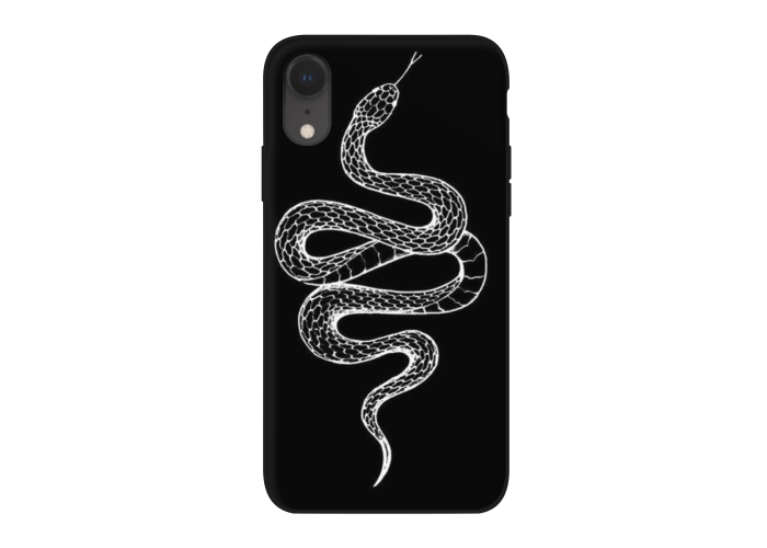 Силиконовый чехол Softmag Case Змея для iPhone Xr