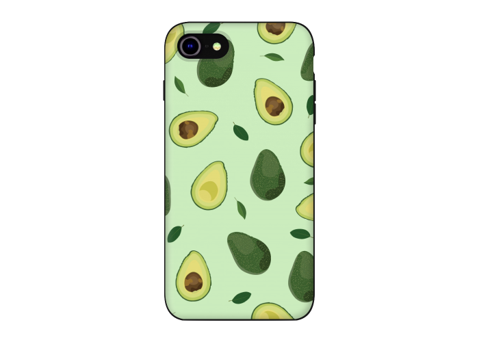 Силиконовый чехол Softmag Case Зеленый авокадо для iPhone 7/8