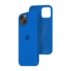 Силиконовый чехол c закрытым низом Apple Silicone Case для iPhone 13 Royal Blue