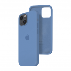 Силиконовый чехол c закрытым низом Apple Silicone Case для iPhone 13 Ocean Blue