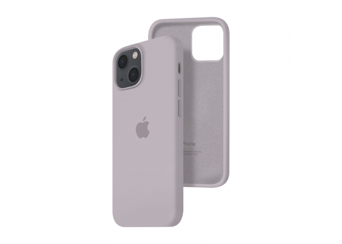 Силиконовый чехол c закрытым низом Apple Silicone Case для iPhone 13 Lavender