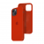 Силиконовый чехол c закрытым низом Apple Silicone Case для iPhone 13 Red