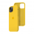 Силиконовый чехол c закрытым низом Apple Silicone Case для iPhone 13 Yellow
