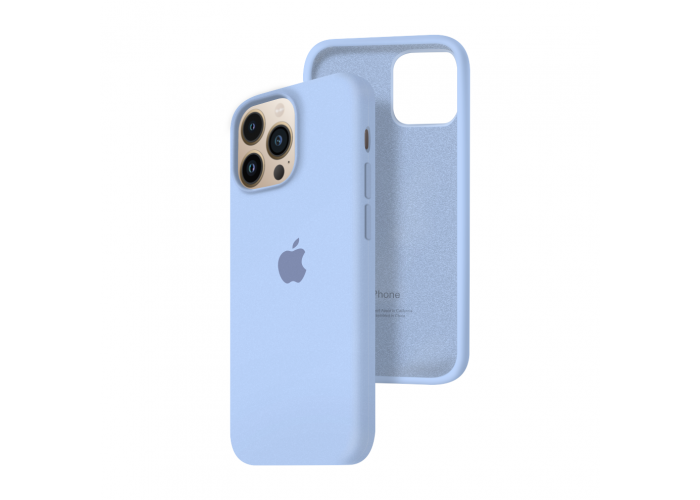 Силиконовый чехол c закрытым низом Apple Silicone Case для iPhone 13 Pro Lilac