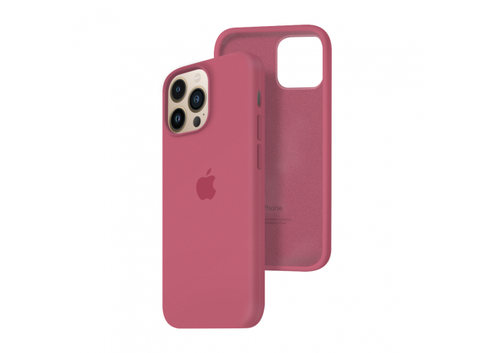 Силиконовый чехол c закрытым низом Apple Silicone Case для iPhone 13 Pro Camelia