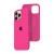 Силиконовый чехол c закрытым низом Apple Silicone Case для iPhone 13 Pro Barbie Pink