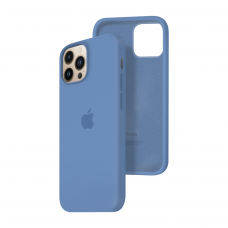 Силиконовый чехол c закрытым низом Apple Silicone Case для iPhone 13 Pro Max Ocean Blue