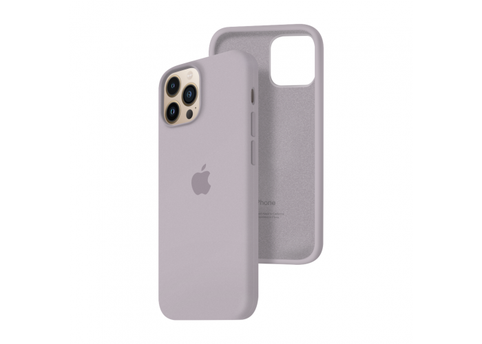 Силиконовый чехол c закрытым низом Apple Silicone Case для iPhone 13 Pro Max Lavender