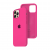 Силиконовый чехол c закрытым низом Apple Silicone Case для iPhone 13 Pro Max Barbie Pink