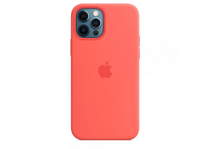 Чехол Silicone Case Full OEM для iPhone 12 PRO Pink Citrus