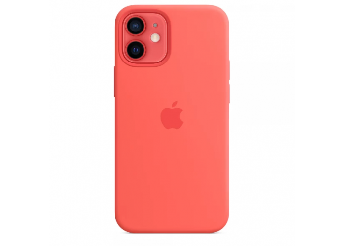 Чехол Silicone Case Full OEM для iPhone 12 Pink Citrus