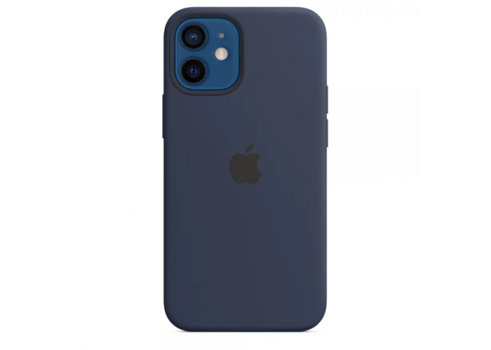 Чехол Silicone Case Full OEM для iPhone 12 Deep Navy