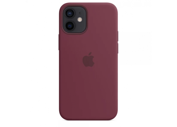 Чехол Silicone Case Full OEM для iPhone 12 Plum