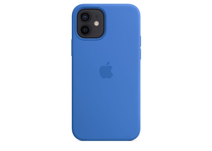 Чехол Silicone Case Full OEM для iPhone 12 Capri Blue