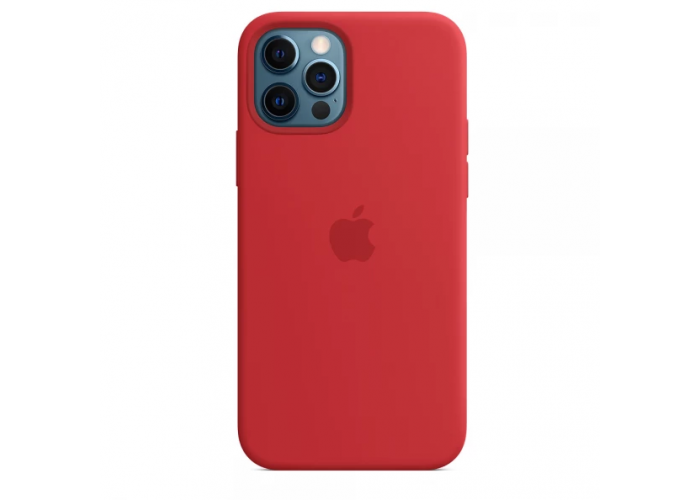 Чехол Silicone Case Full OEM для iPhone 12 PRO MAX Red