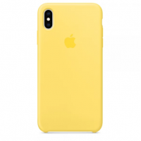 Чехол Silicone Case OEM для iPhone X|XS Canary Yellow