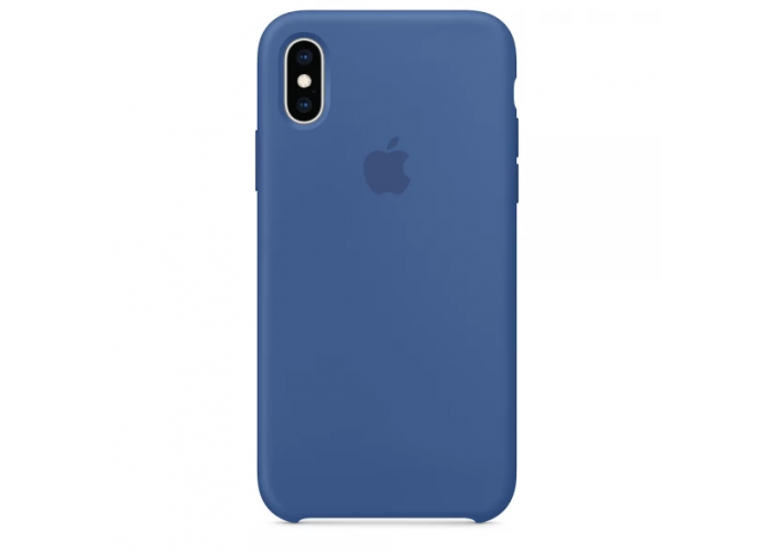 Чехол Silicone Case OEM для iPhone X|XS Delft Blue