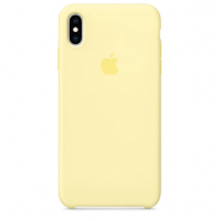 Чехол Silicone Case OEM для iPhone X|XS Mellow Yellow