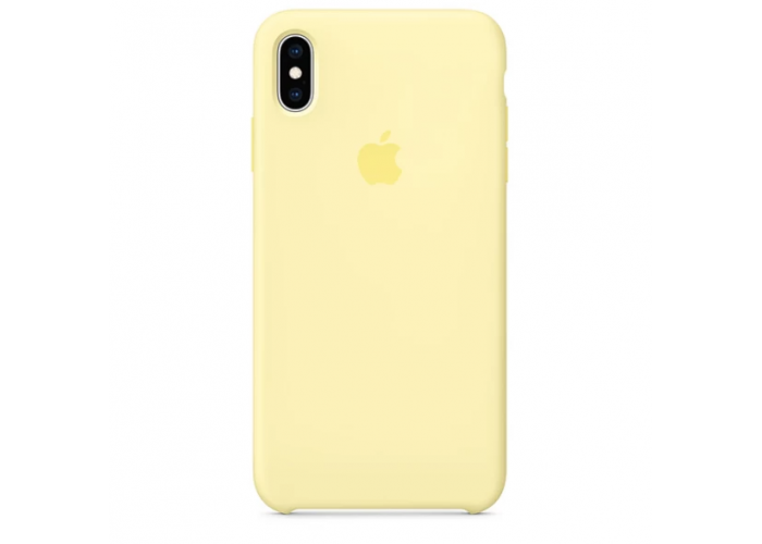 Чехол Silicone Case OEM для iPhone X|XS Mellow Yellow