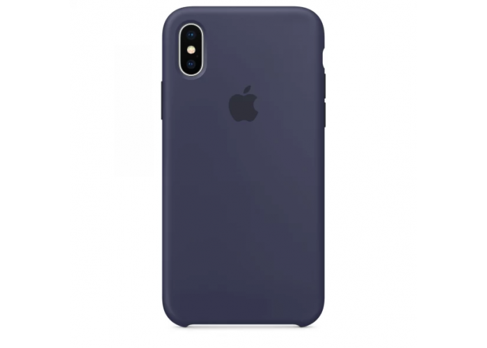 Чехол Silicone Case OEM для iPhone X|XS Midnight Blue