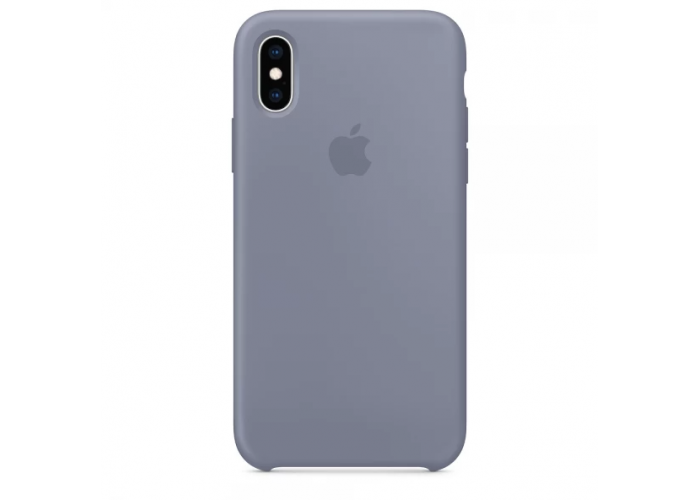 Чехол Silicone Case OEM для iPhone X|XS Lavender Grey