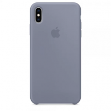 Чехол Silicone Case OEM для iPhone XS MAX Lavender Grey