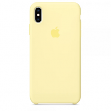 Чехол Silicone Case OEM для iPhone XS MAX Mellow Yellow