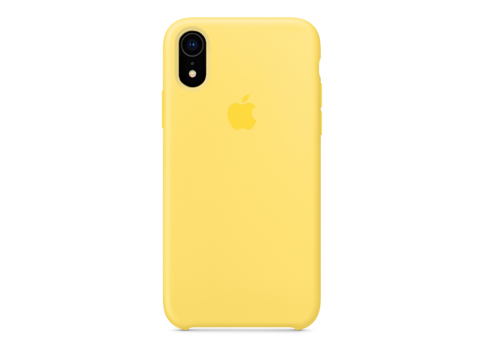 Чехол Silicone Case OEM для iPhone XR Canary Yellow
