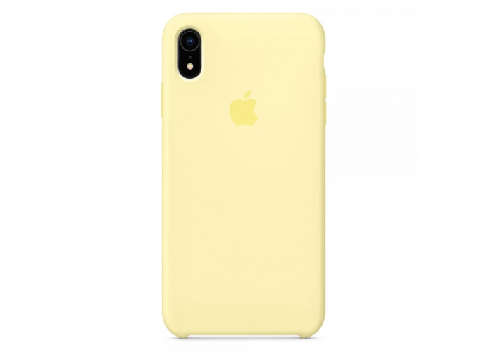 Чехол Silicone Case OEM для iPhone XR Mellow Yellow